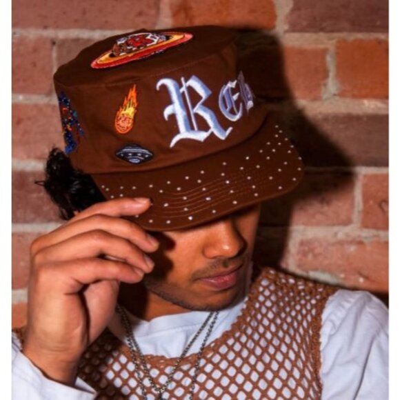 Rebellis Solana Hat in Brown - Picture 2 of 6